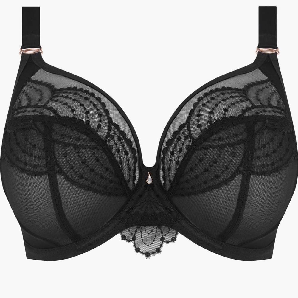 Elomi Black Sheer Lace Bra🖤